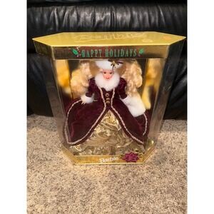1996 Happy Holidays Barbie Special Edition Doll New In Box Collectible